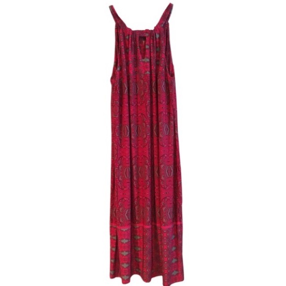 Taylor Dresses & Skirts - Taylor Boho Halter Floral Maxi Ethnic Tank Dress